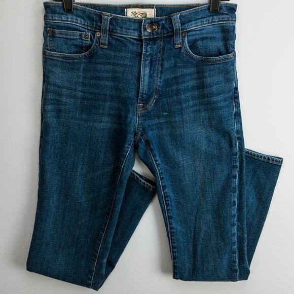 Men’s Slim Tapered Jeans 30x32 Medium Wash Stretch Denim Blue Modern | Madewell - Picture 1 of 14